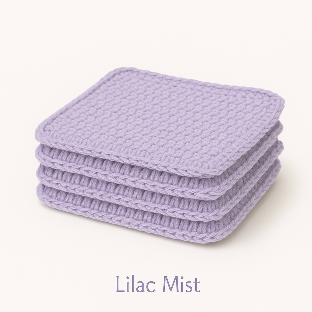 Crochet Washcloth - Handmade Cotton Cloth for Everyday Use - Picture 2 of 2